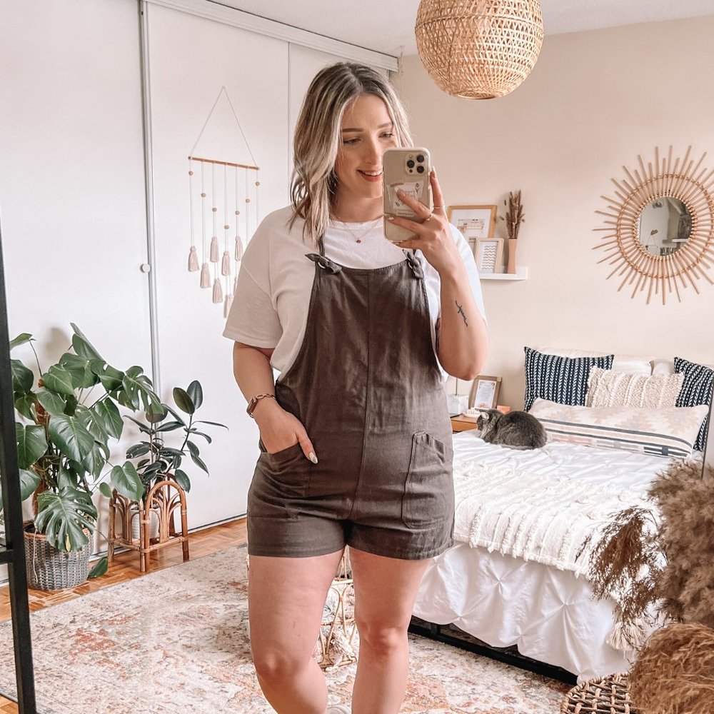 PinkBlush Overalls (fits like M)